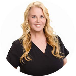 Holly Dewey, Hygienist, providing expert dental hygiene care at Dr. Fatemeh Hadjian DDS PA